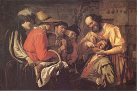 The Tooth Puller,Gerrit van Honthorst,60x40cm