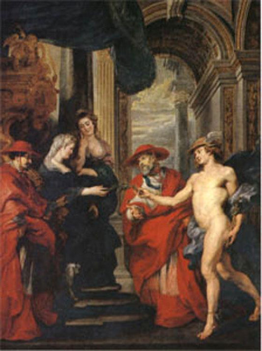 The Treaty of Angouleme,Peter Paul Rubens,50x40cm