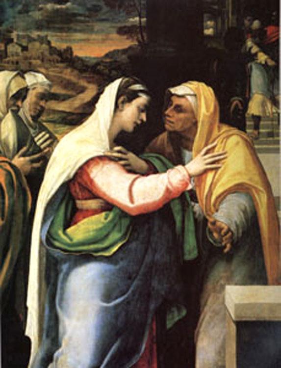 The Visitation, Sebastiano del Piombo,50x40cm