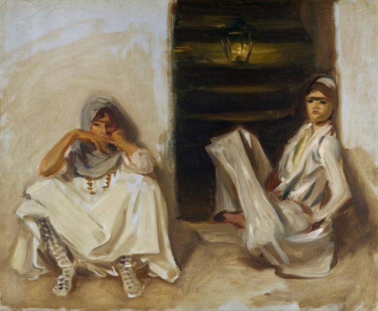 Two Arab Women,John Singer Sargent,53x64.2cm