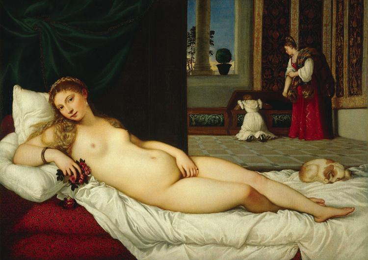 Venus of Urbino,Titian,60x40cm