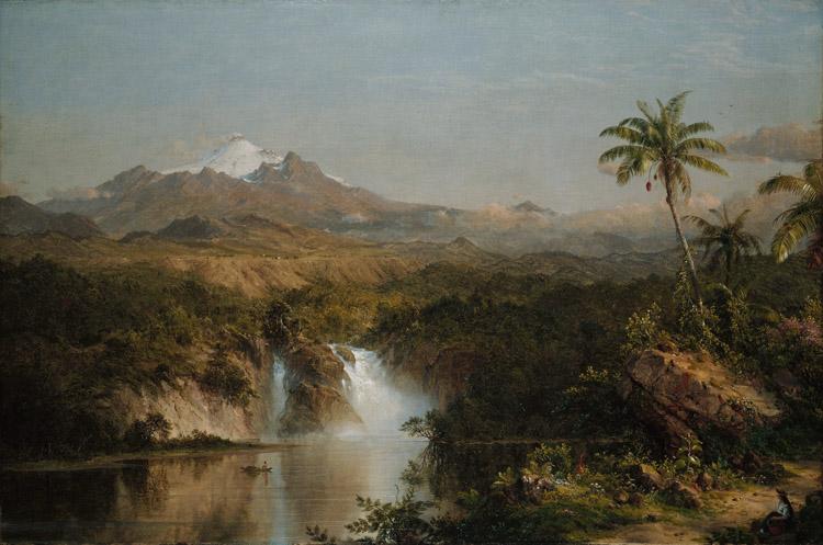 View of Cotopaxi,Frederic E.Church,60x40cm