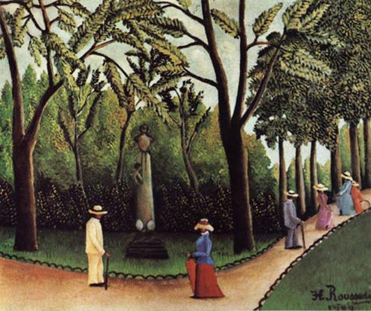 View of the Luxembourg, Henri Rousseau, 60x50 cm