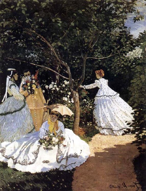 Women in the Garden,Claude Monet,50x40cm