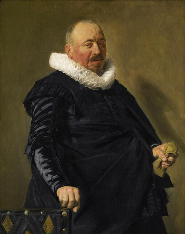 portrait of an elderly man,Anthony Van Dyck,50x40cm