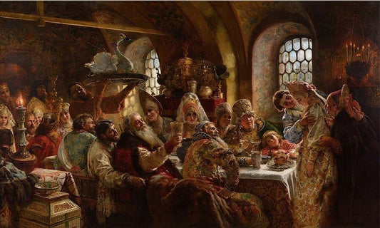 A Boyar Wedding Feast, Konstantin Makovsky