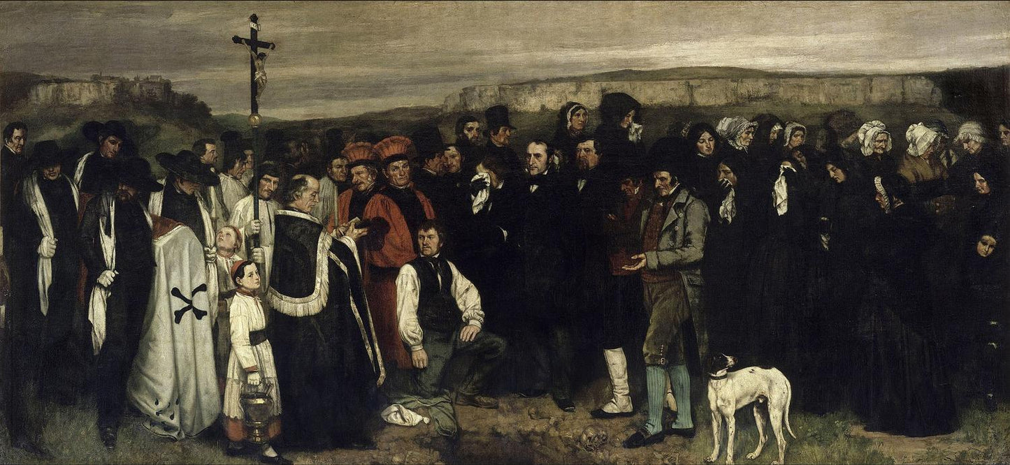 A Burial At Ornans, 1849–50, Jean Désiré Gustave Courbet