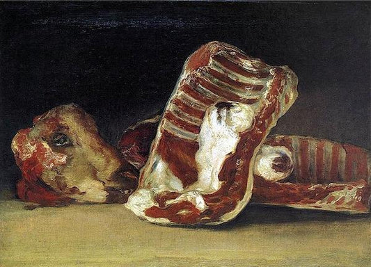 A Butcher Counter, Franscisco de Goya y Lucientes