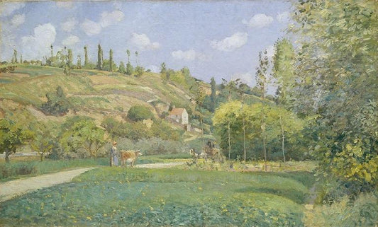 A Cowherd at Valhermen, Camille Pissarro