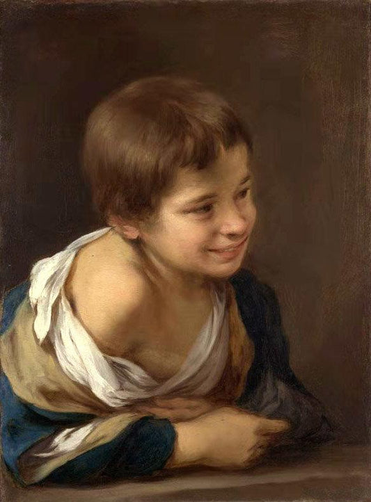 A Peasant Boy Leaning on a,Bartolome Esteban Murillo,52x38.5cm