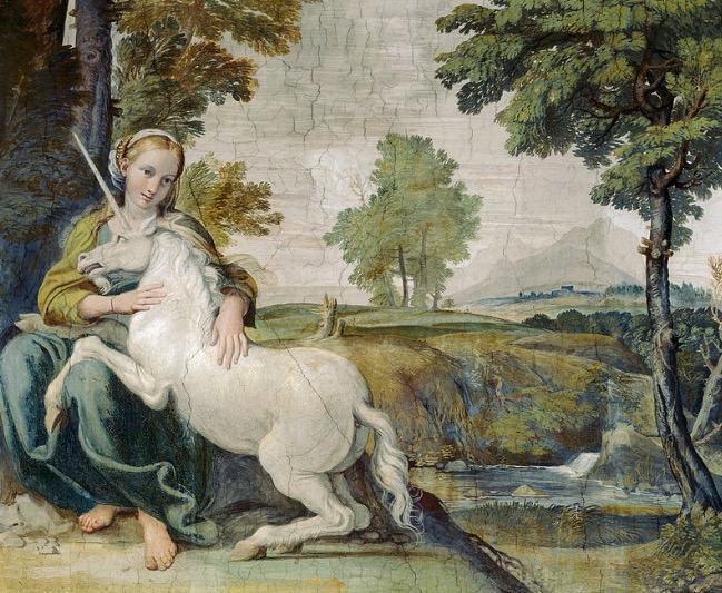 A Virgin with a Unicorn, Domenichino