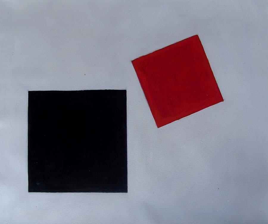 Abstrakt, oljemålning på duk, 50x60 cm