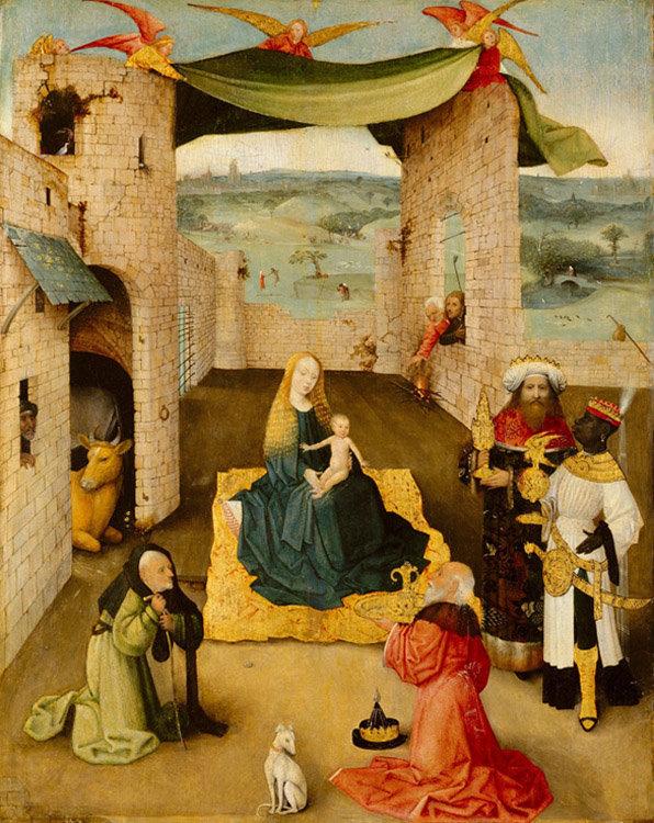 Adoration of the Magi,Hieronymous Bosch,50x40cm