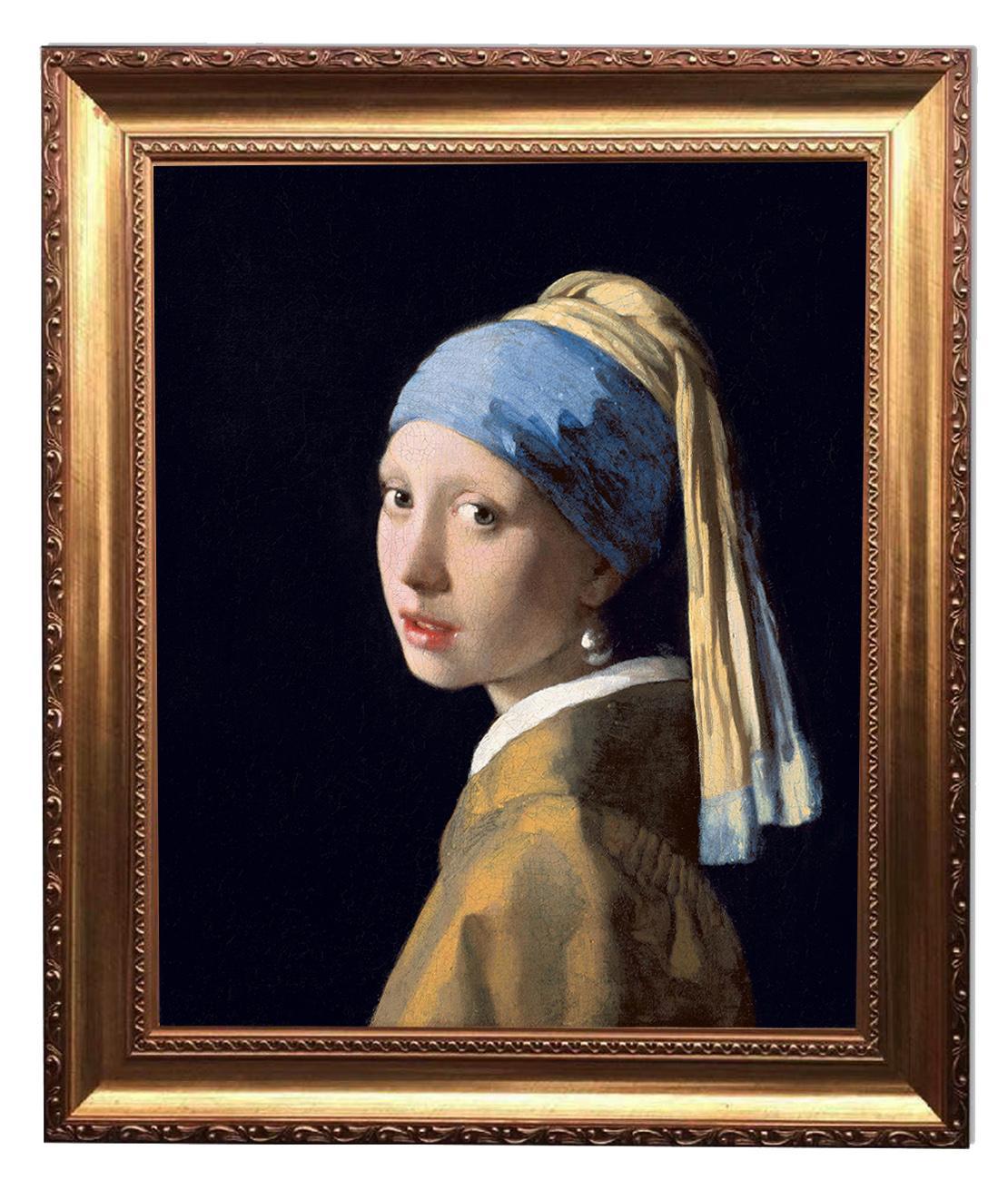 After Vermeer, Girl with a Pearl Earring 50x60 cm