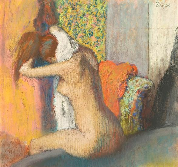 After the Bath, Woman Drying her Nape, Edgar Degas