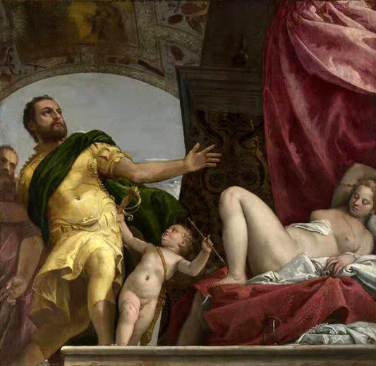 Allegory of Love,III,Paolo Veronese,50x50cm