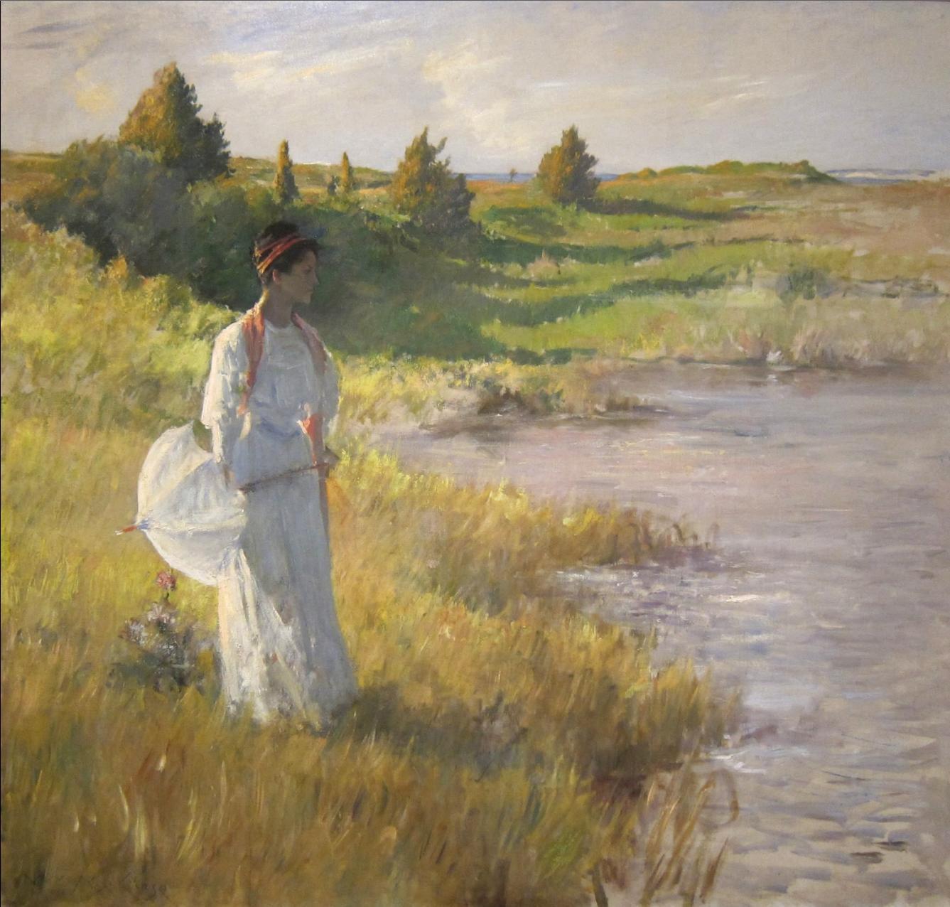An Afternoon Stroll, c. 1895, William Merritt Chase
