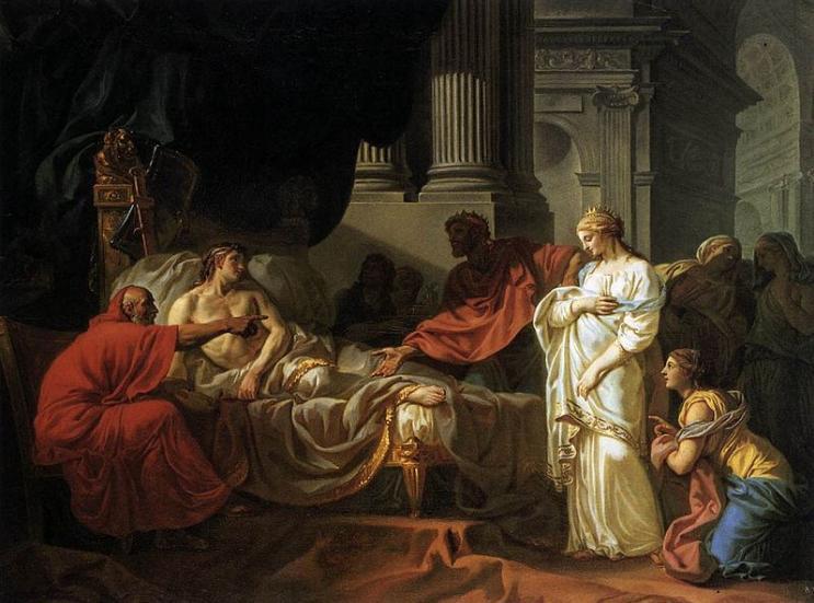 Antiochus and Stratonica  Jacques-Louis David