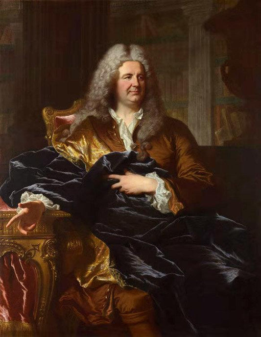 Antoine Paris,Hyacinthe Rigaud,50x40cm