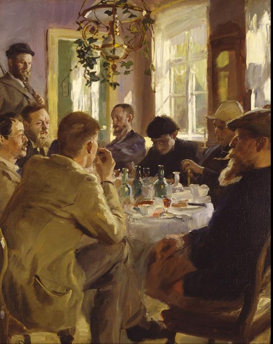 Artists' Luncheon at Skagen,  Krøyer
