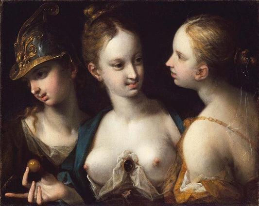 Athena, Venus and Juno, Hans von Aachen