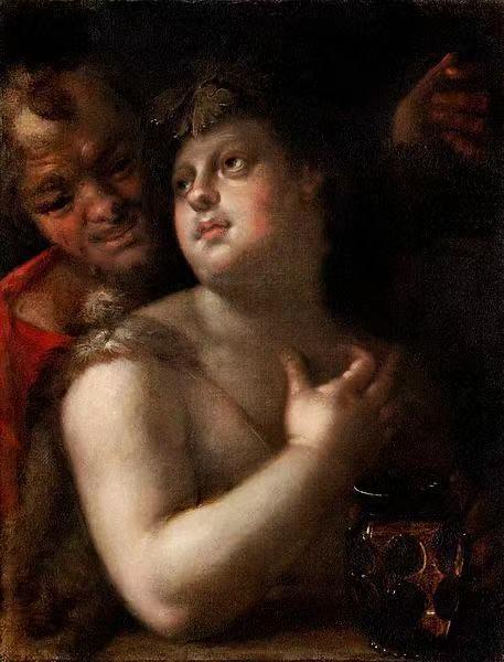 Bacchus with Silen c.ï¼ŒHANS VON AACHEN