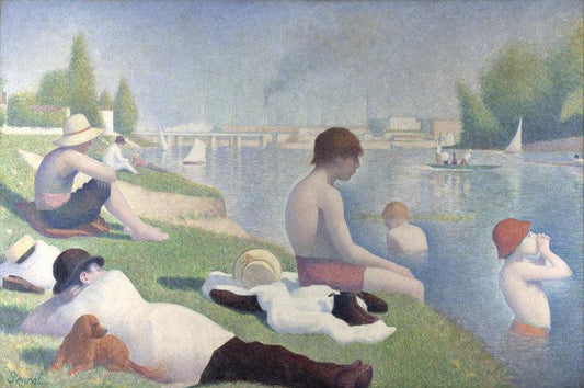 Baders in Asnieres,Georges Seurat,60x40cm