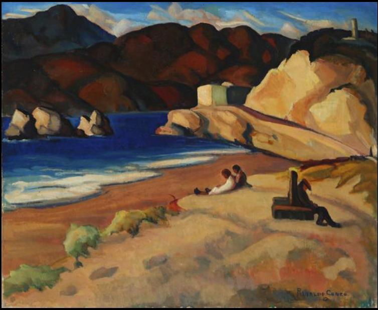 Baker Beach, near San Francisco, c. 1928, Rinaldo Cuneo
