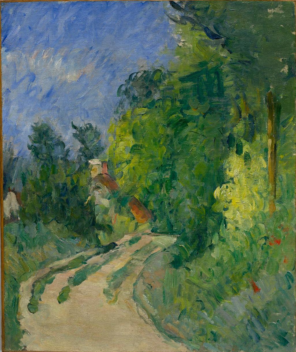 Bend in the Road Through the Forest 1873–1875, Paul Cézanne