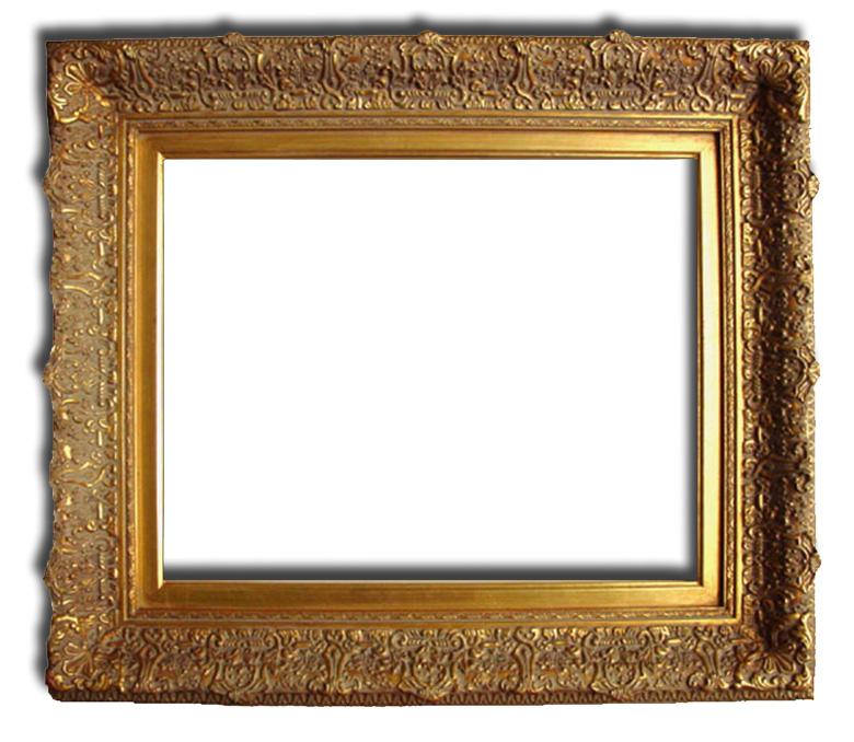 Beveled mirror in solid wood, 57x67 cm