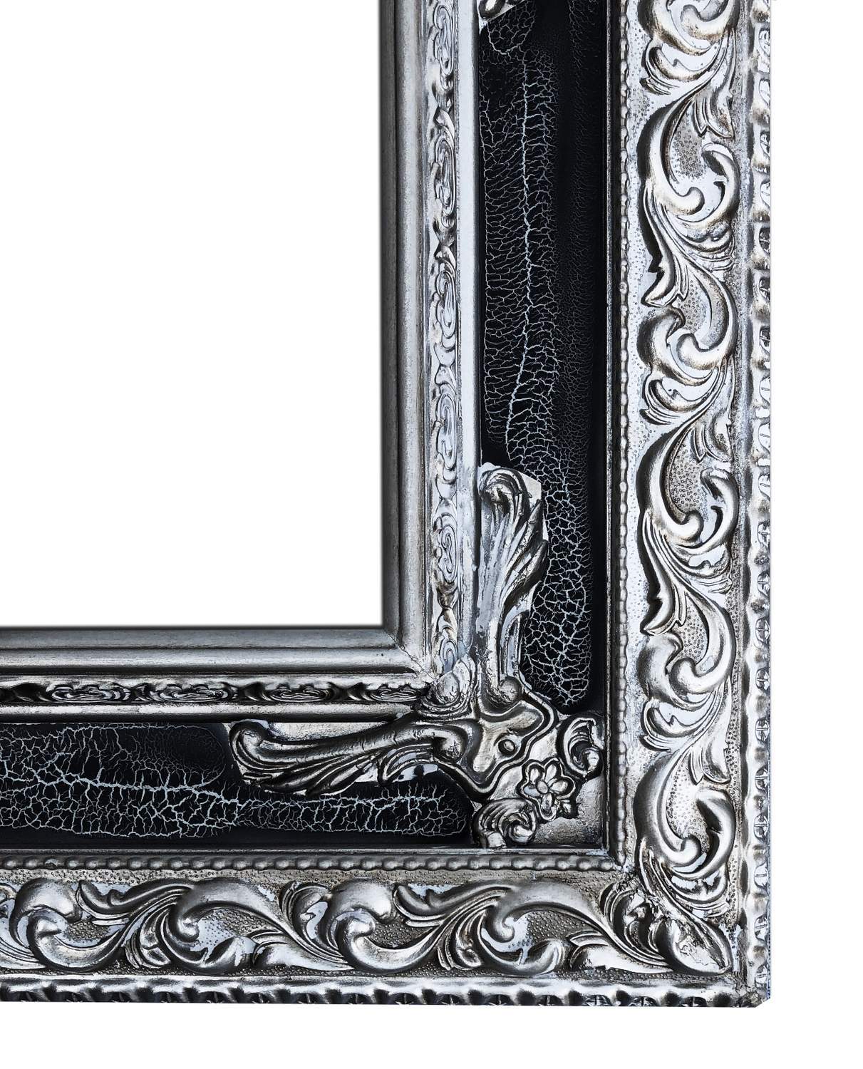 Beveled mirror in solid wood, 62x72 cm