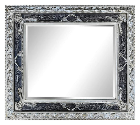 Beveled mirror,  out size 79x89 cm