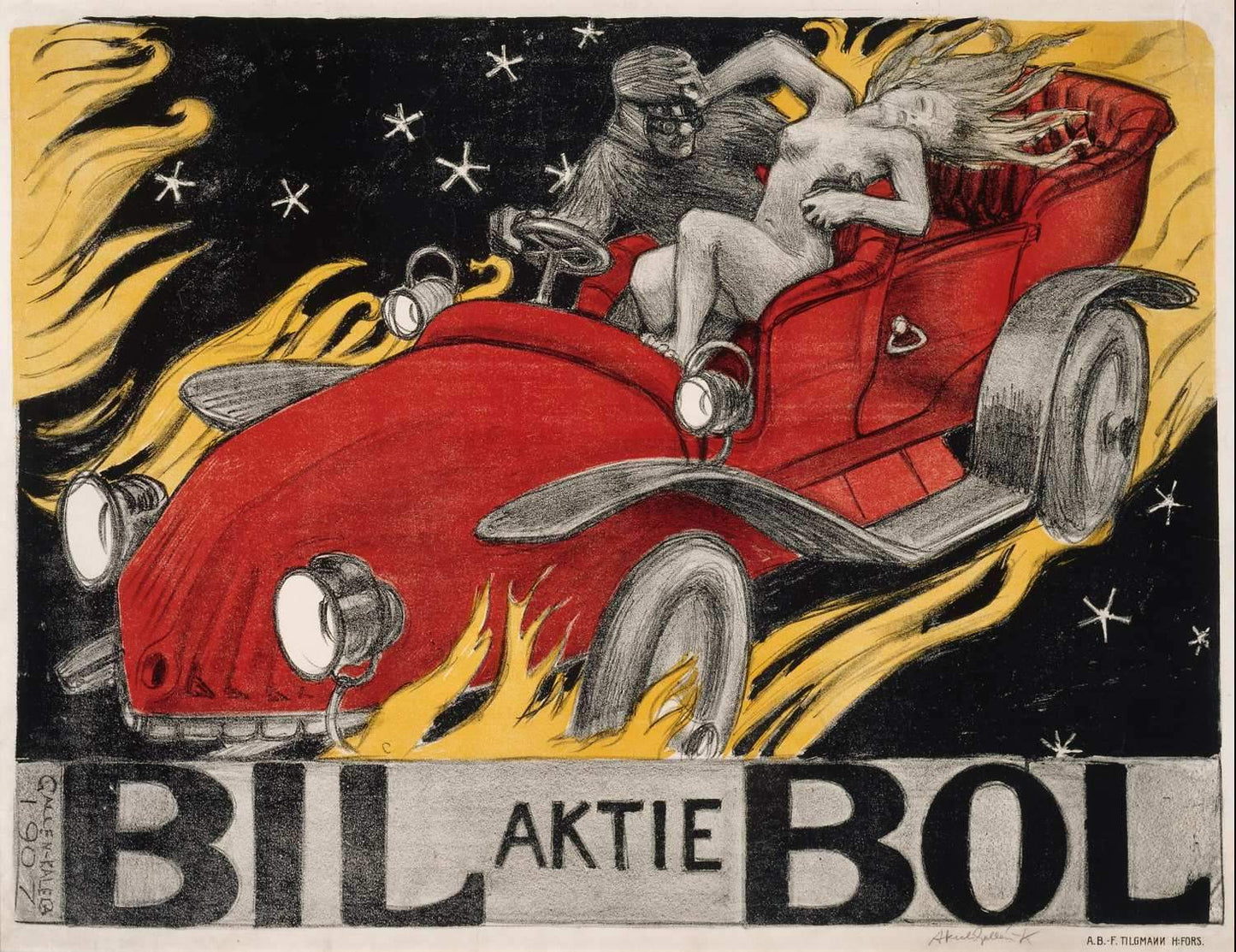 Bil-Bol, Poster for an Automobile Retailer, Fede Galizia