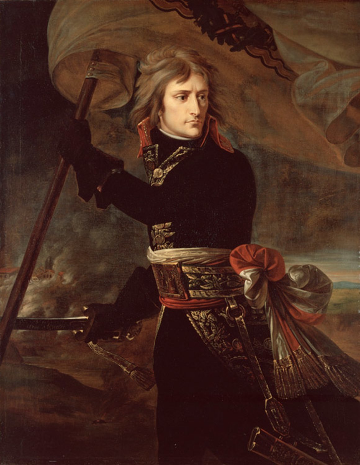 Bonaparte At Arcole,Baron Antoine-Jean Gros,50x40cm