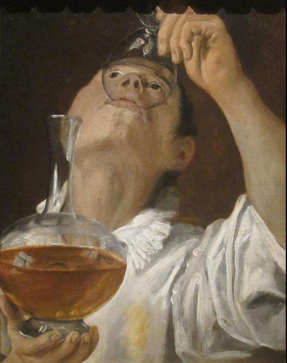 Boy Drinking by Annibale Carracci, Annibale Carracci