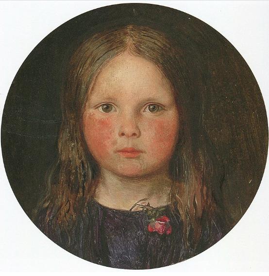 Brown's first surviving daughter Lucy in 1849.Ford Madox Brown