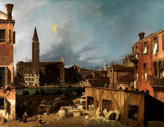 Campo S.Vidal and Santa Maria della Carita,Canaletto,50x40cm