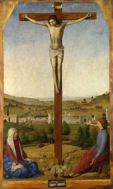 Christ Crucified,Antonello da Messina,60x36cm