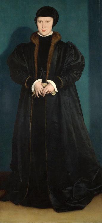 Christina of Denmark,Duchess of,Hans holbein the younger,80x37cm