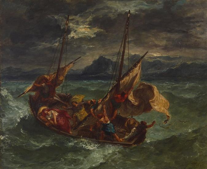 Christ on the Sea of Galilee, Eugène Delacroix