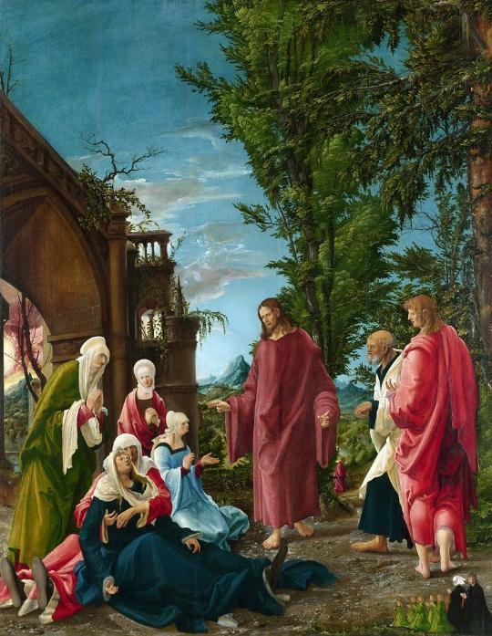 Christ taking Leave of his Mother, Albrecht Altdorfer