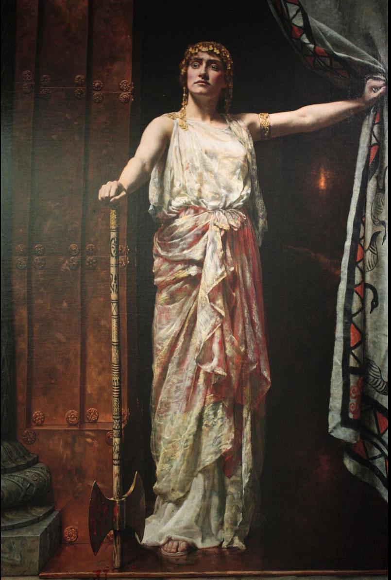 Clytemnestra after the Murder (1882), John Collier