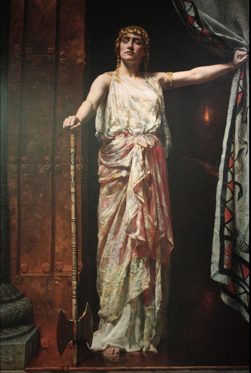 Clytemnestra after the Murder (1882), John Collier