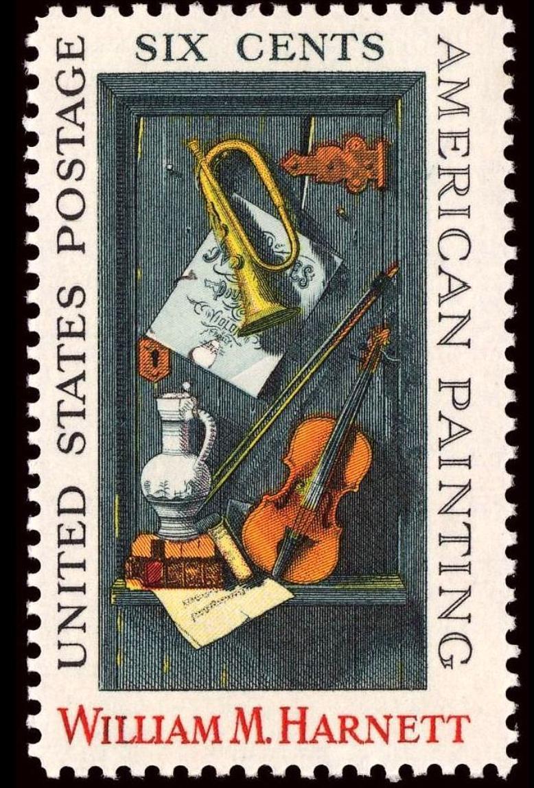 Commemorative stamp, issue of 1969, William Harnett
