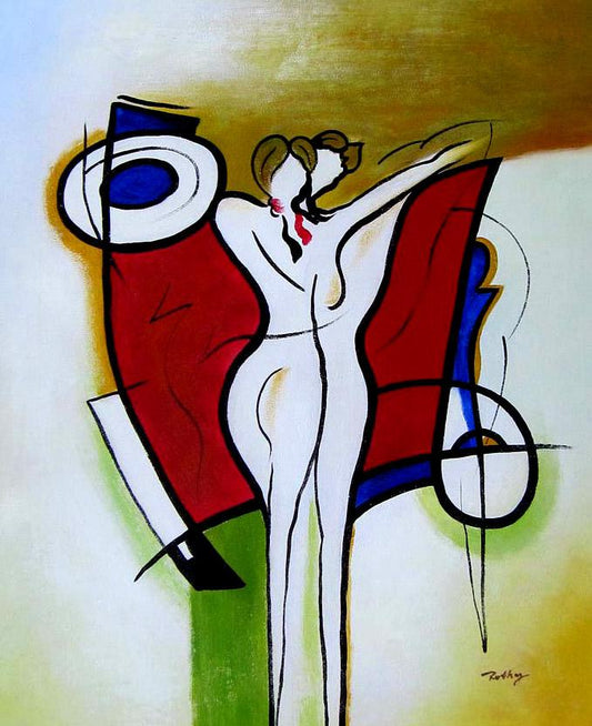 Dance, oil painting on canvas, 50x60 cm