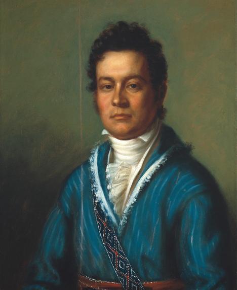 David Vann, later Treasurer of the Cherokee Nation，  Charles Bird King