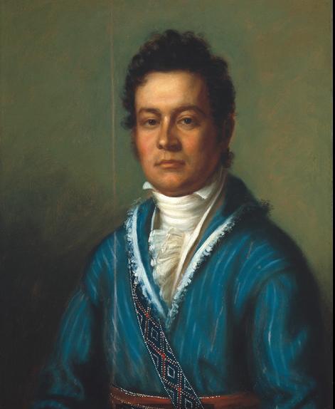 David Vann, later Treasurer of the Cherokee Nation，  Charles Bird King