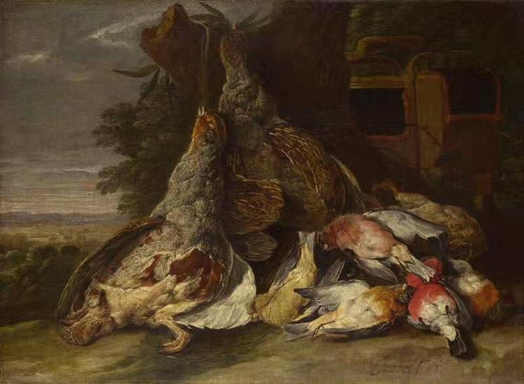 Dead Birds in a Landscape,Jan Fyt,50x37cm