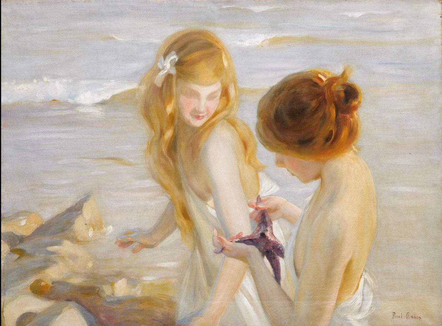 Deux jeunes Filles à l'Étoile de Mer, Paul Émile Chabas