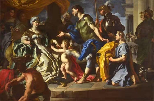 Dido Receiving Aeneas and Cupid,Francesco Solimena,60x40cm